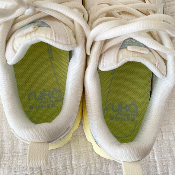 Rykä Rezorb Max walking sneakers in egret white/ Yellow women ’s size 7.5 - Picture 12 of 16